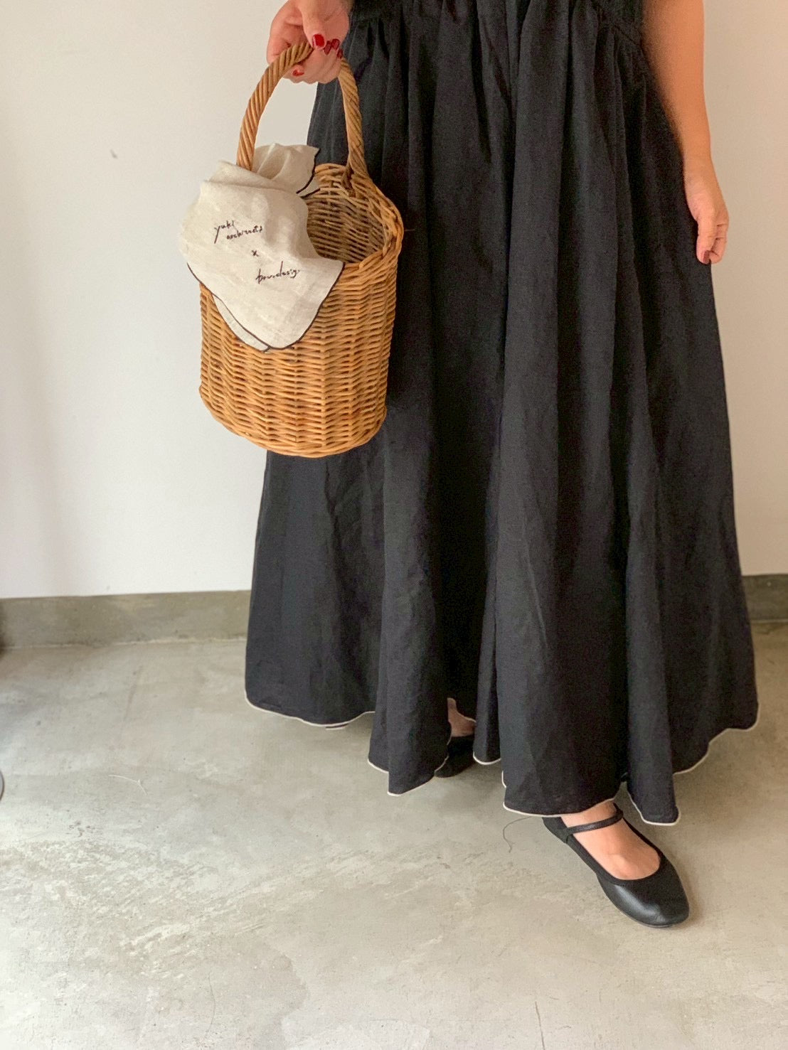 【予約】冬限定色❄️frappé cami dress(black)