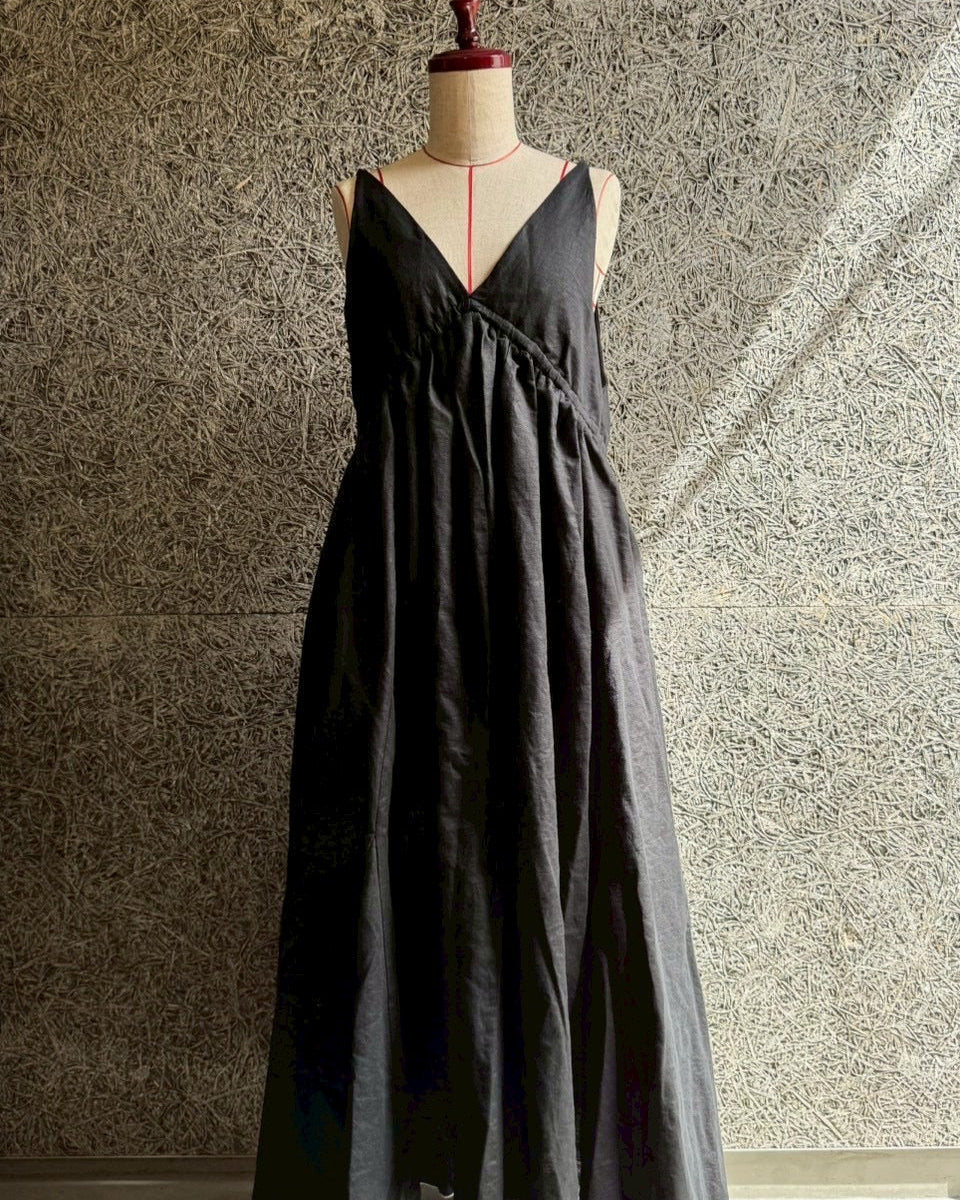【予約】冬限定色❄️frappé cami dress(black)
