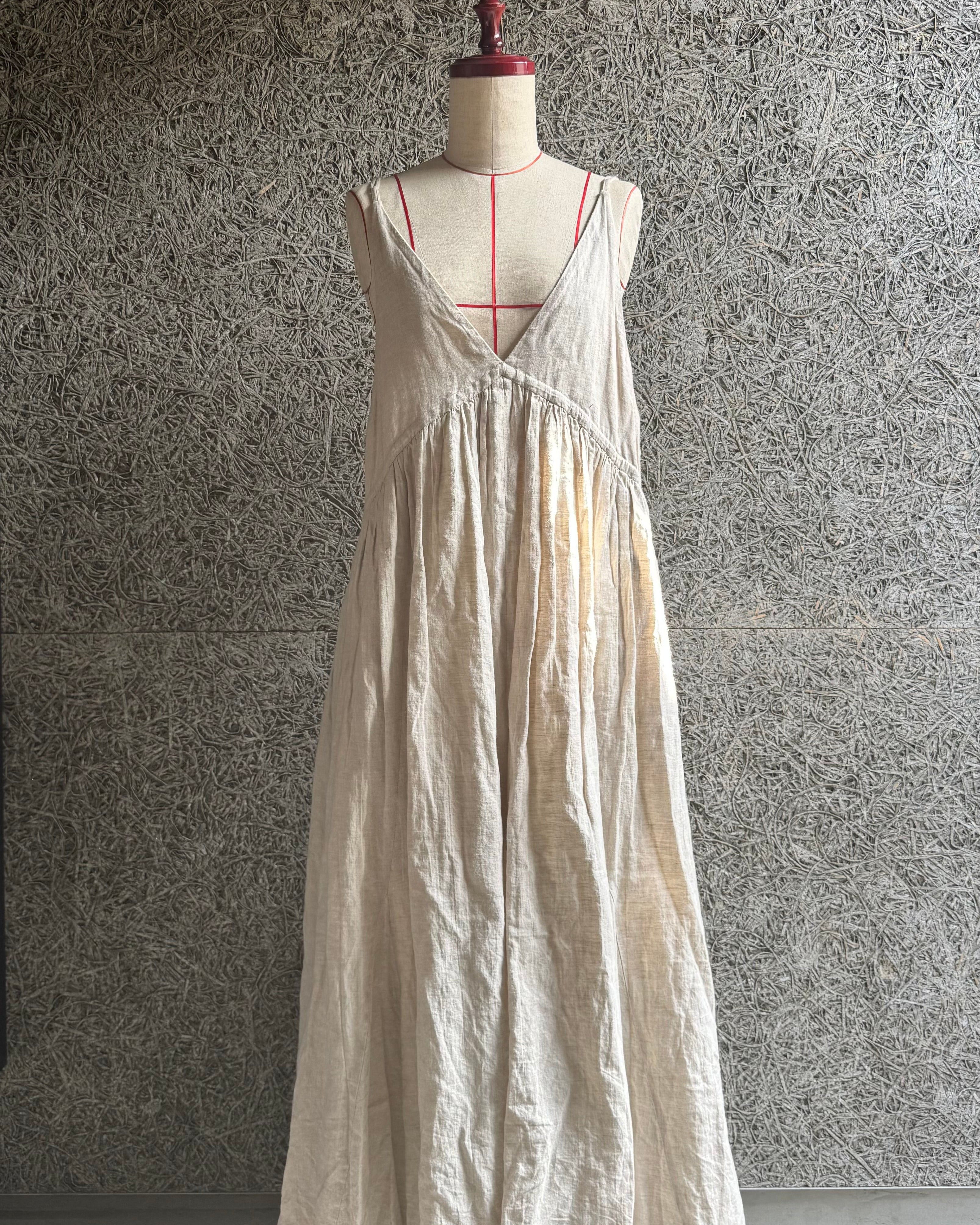 【予約】frappé cami dress(écru)
