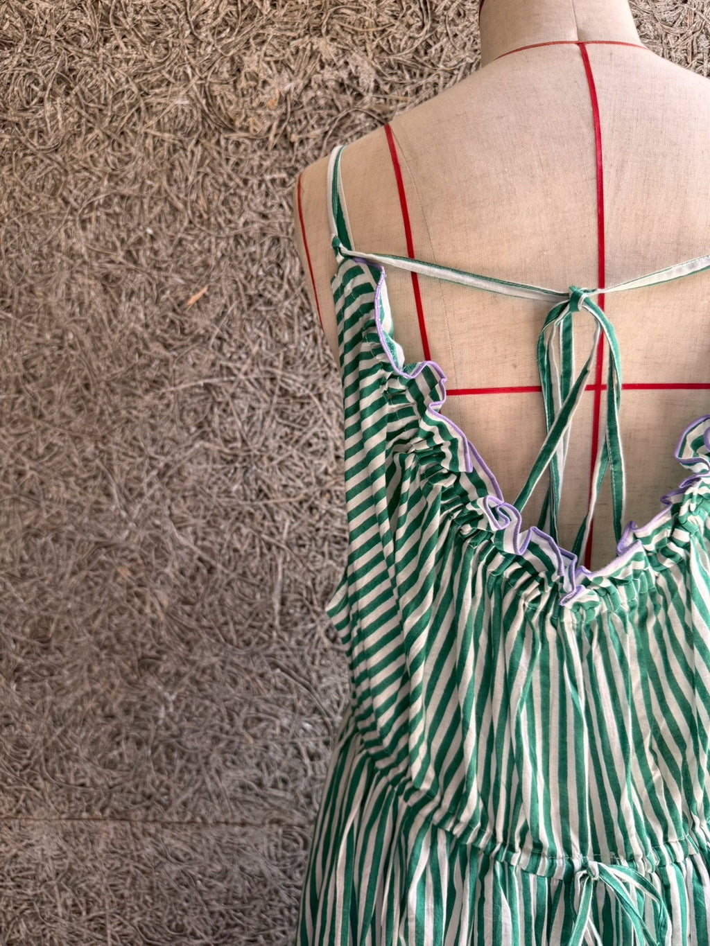 frappé cami dress(green)