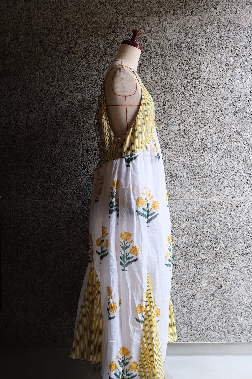 frappé cami dress(パッチワークイエロー)