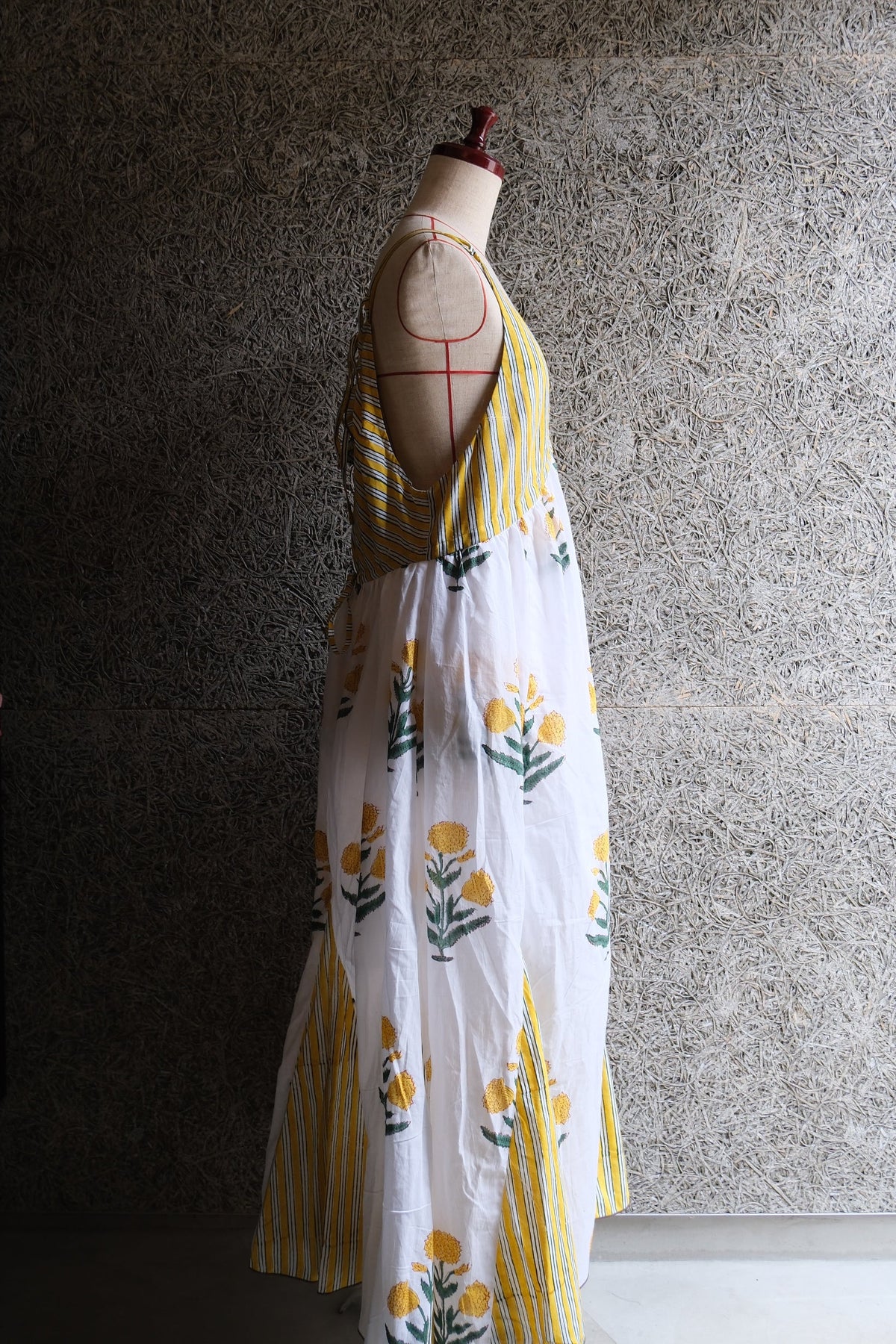 frappé cami dress(パッチワークイエロー)