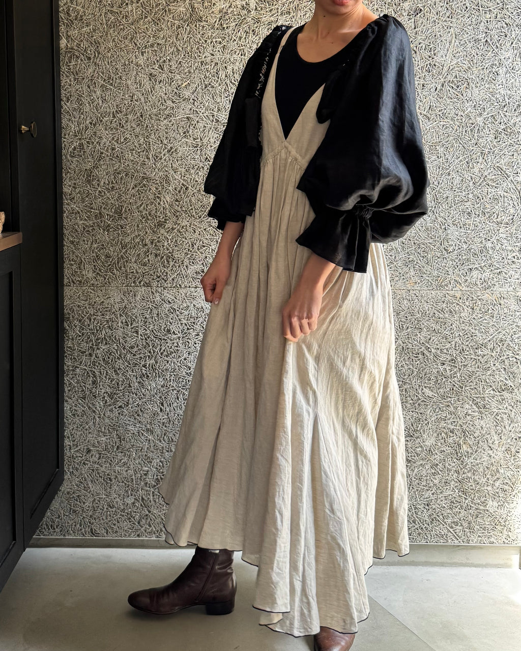 【予約】frappé cami dress(écru)