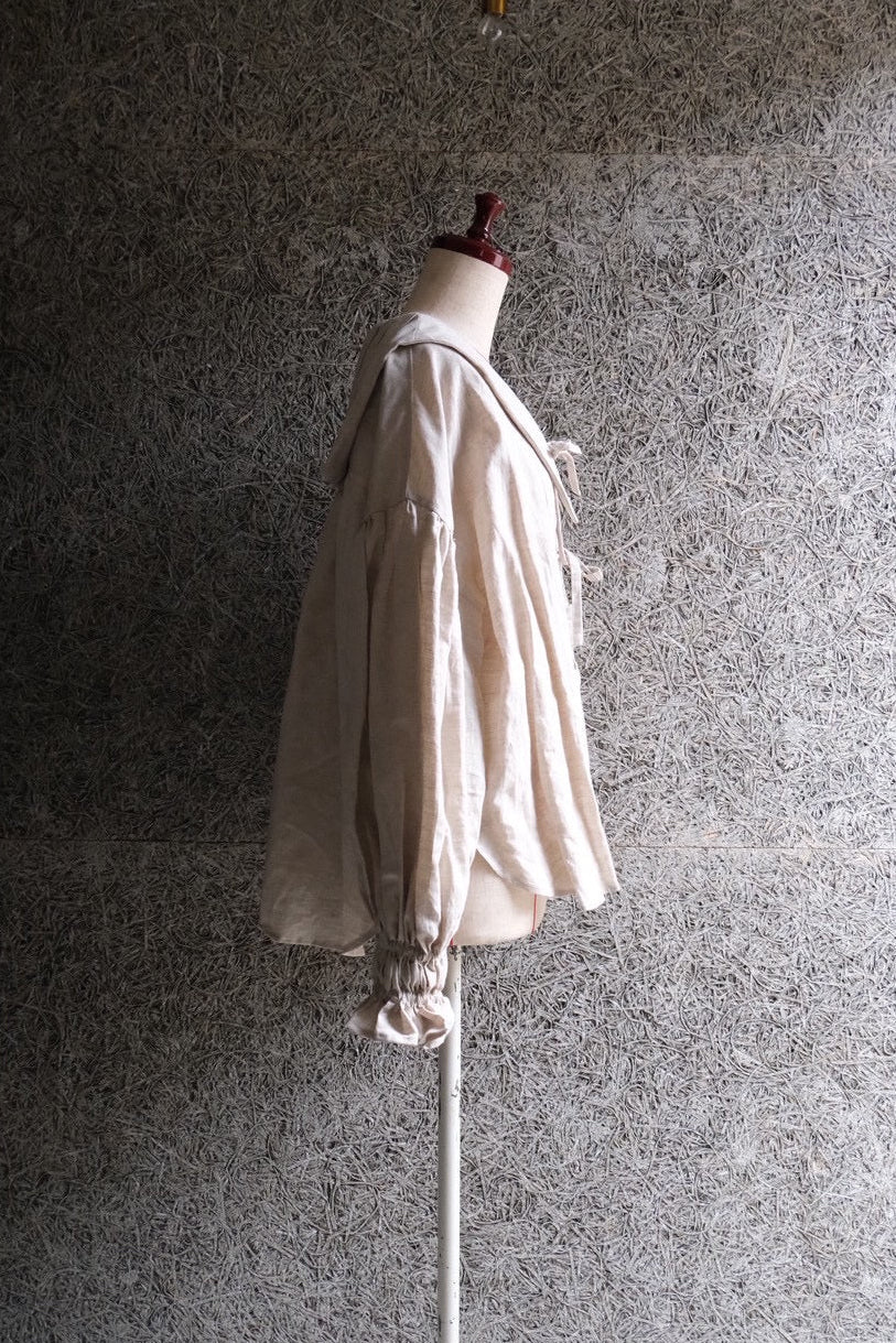 sailor puff blouse - écru
