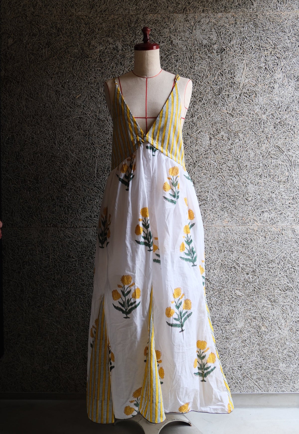 frappé cami dress(パッチワークイエロー)