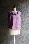 V neck_frill tops