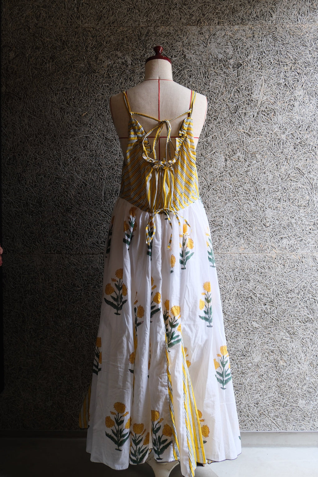 frappé cami dress(パッチワークイエロー)