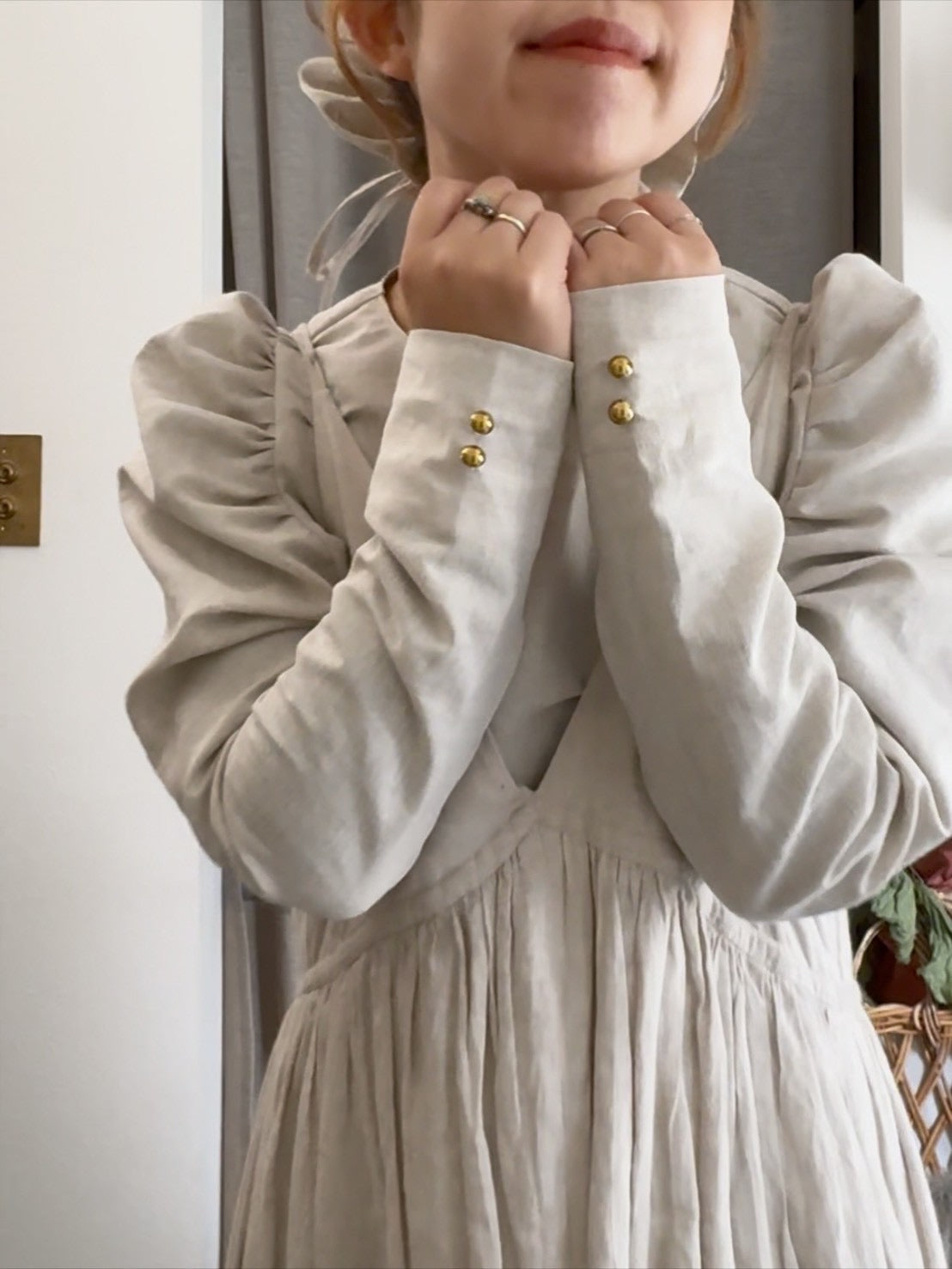 【予約】classic puff sleeve top