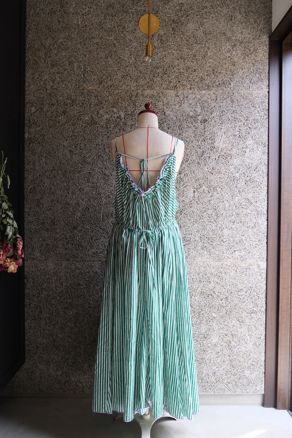 frappé cami dress(green)