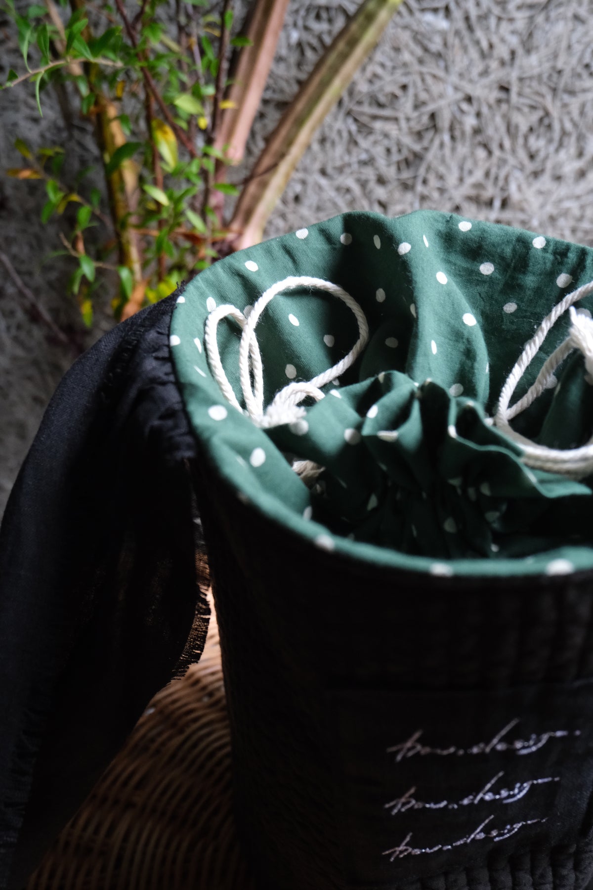 Ribbon Bucket Bag