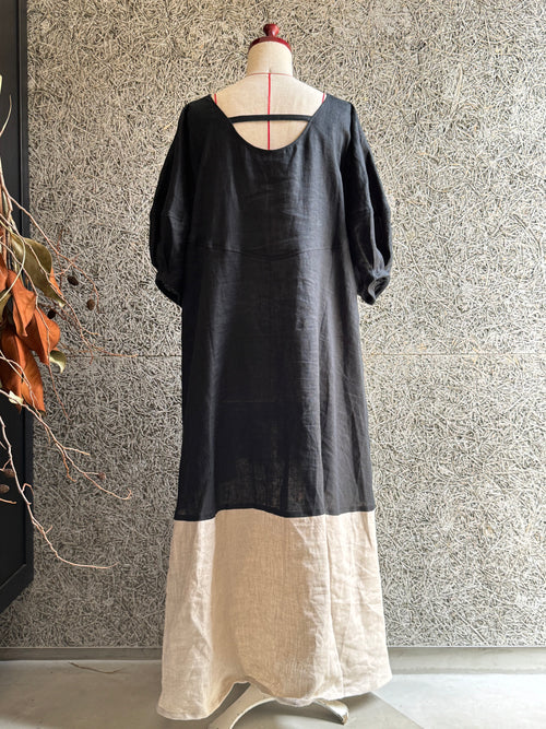 cross linen dress