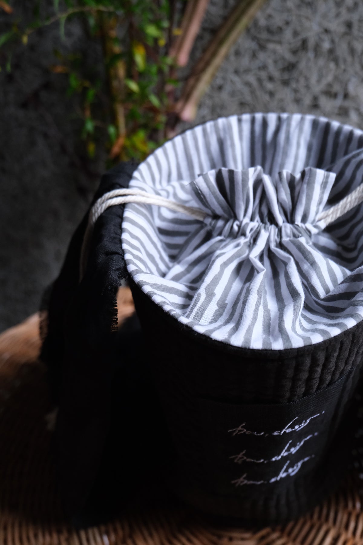 Ribbon Bucket Bag