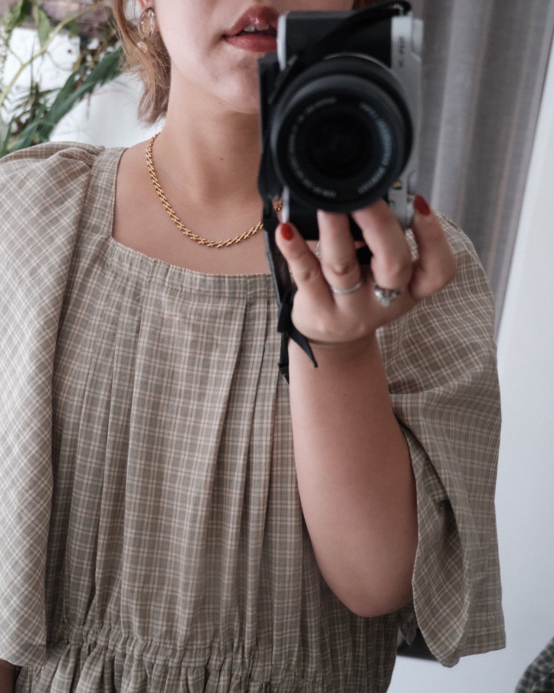 Air Puff Dress｜CHECK