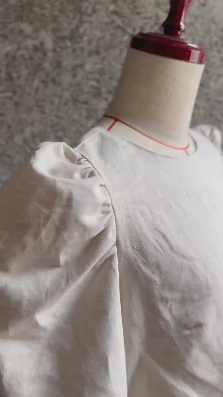 【予約】classic puff sleeve top